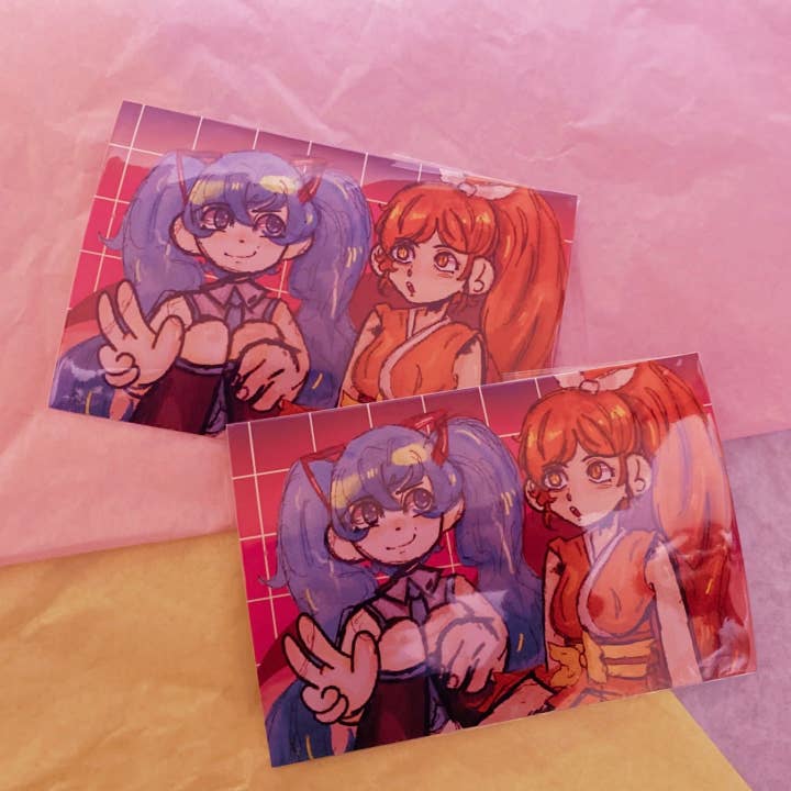 Miku & Hime Print for wholesale by Zippyidk