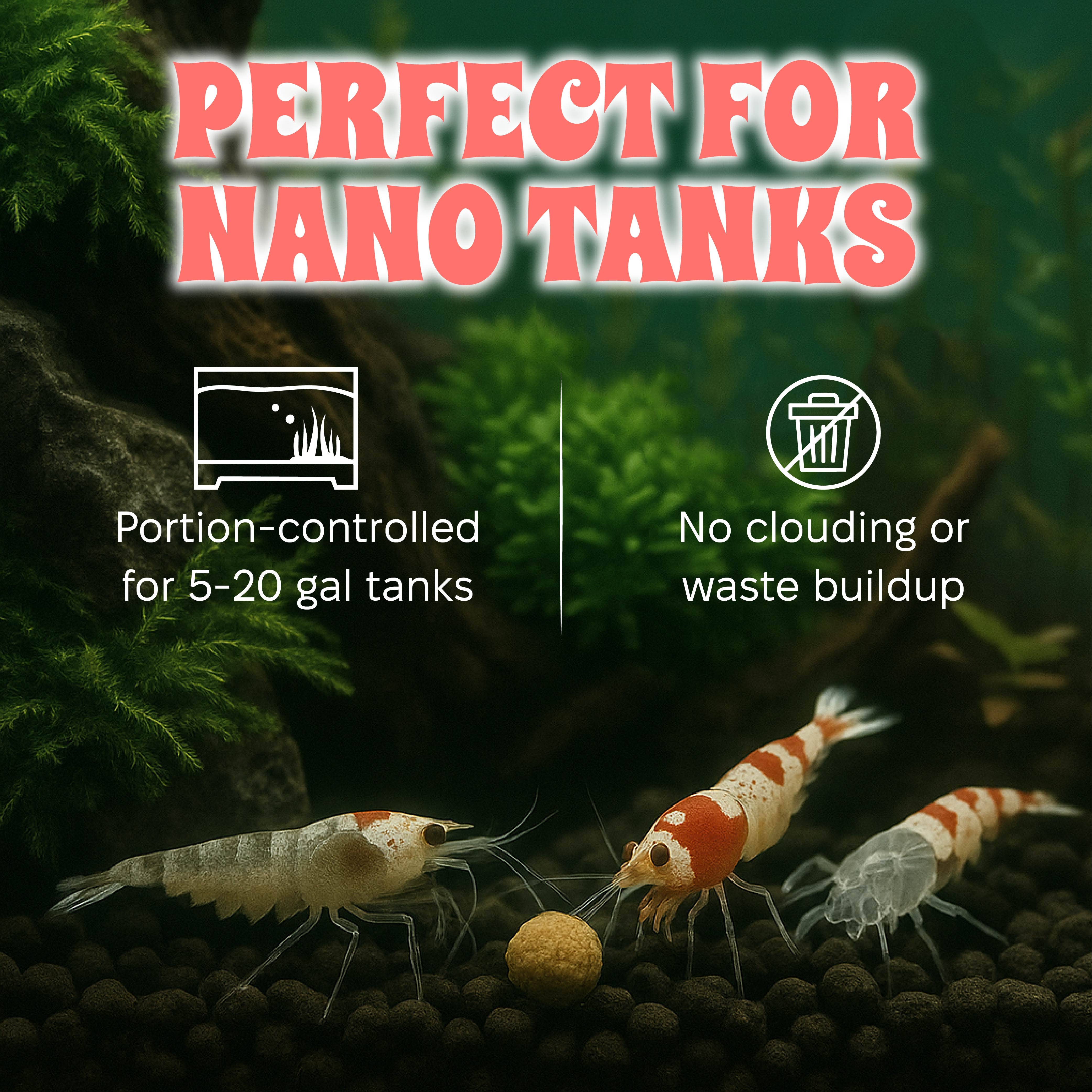 Snout and Shell - Wholesale Pet Food - Not Cat/Dog - Bee Pollen Nuggets for Shrimp Tanks5