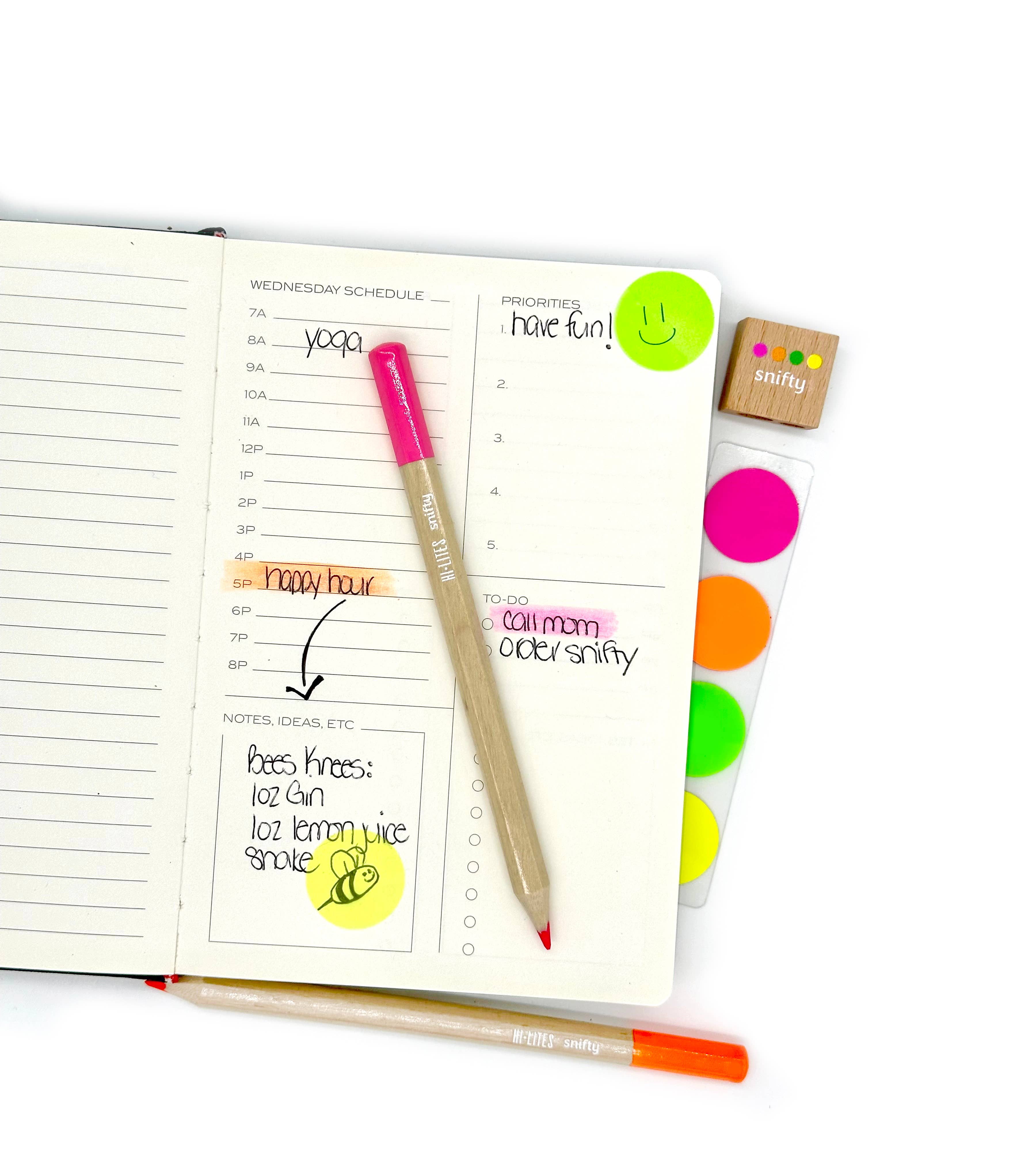 SNIFTY - Wholesale Highlighter - HI•LITES - NEON PENCIL HIGHLIGHTING SET1