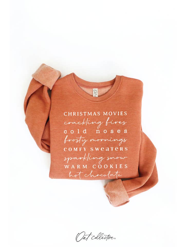 OAT COLLECTIVE - Wholesale Graphic Sweatshirt - Women's - WINTER WORDS Graphic Sweatshirt