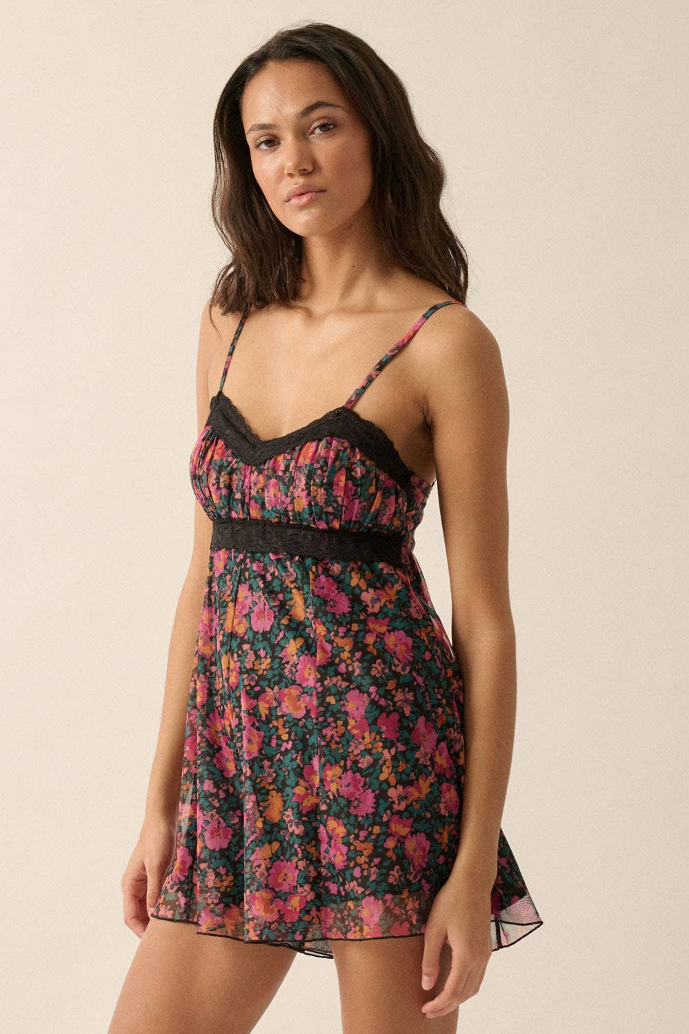 Black Floral Mesh Sweetheart-Neck Wide-Leg Romper for wholesale on Faire4