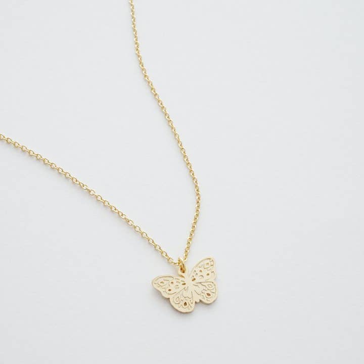 Magic Charm Butterfly Necklace for wholesale by Honeycat Jewelry