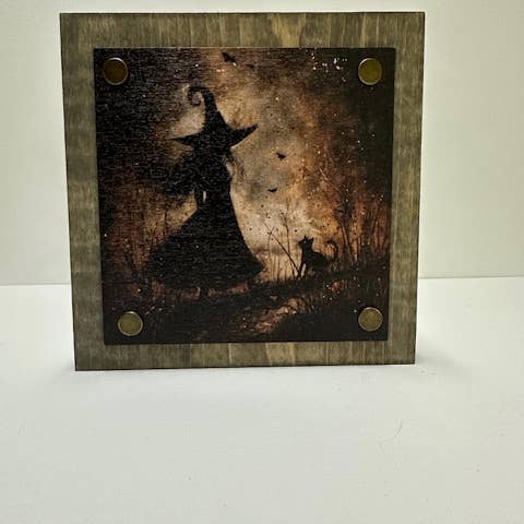 Halloween Sign Whimsical Witch Sign for wholesale by Pallet Jax Signs