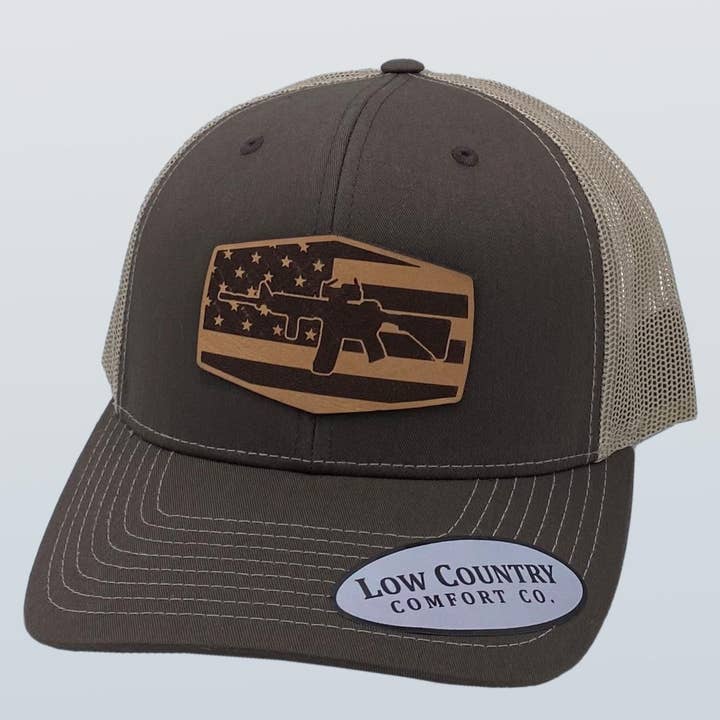 Chapéu Freedom Series AR15 Patch marrom/cáqui por atacado de Riverbed Threads