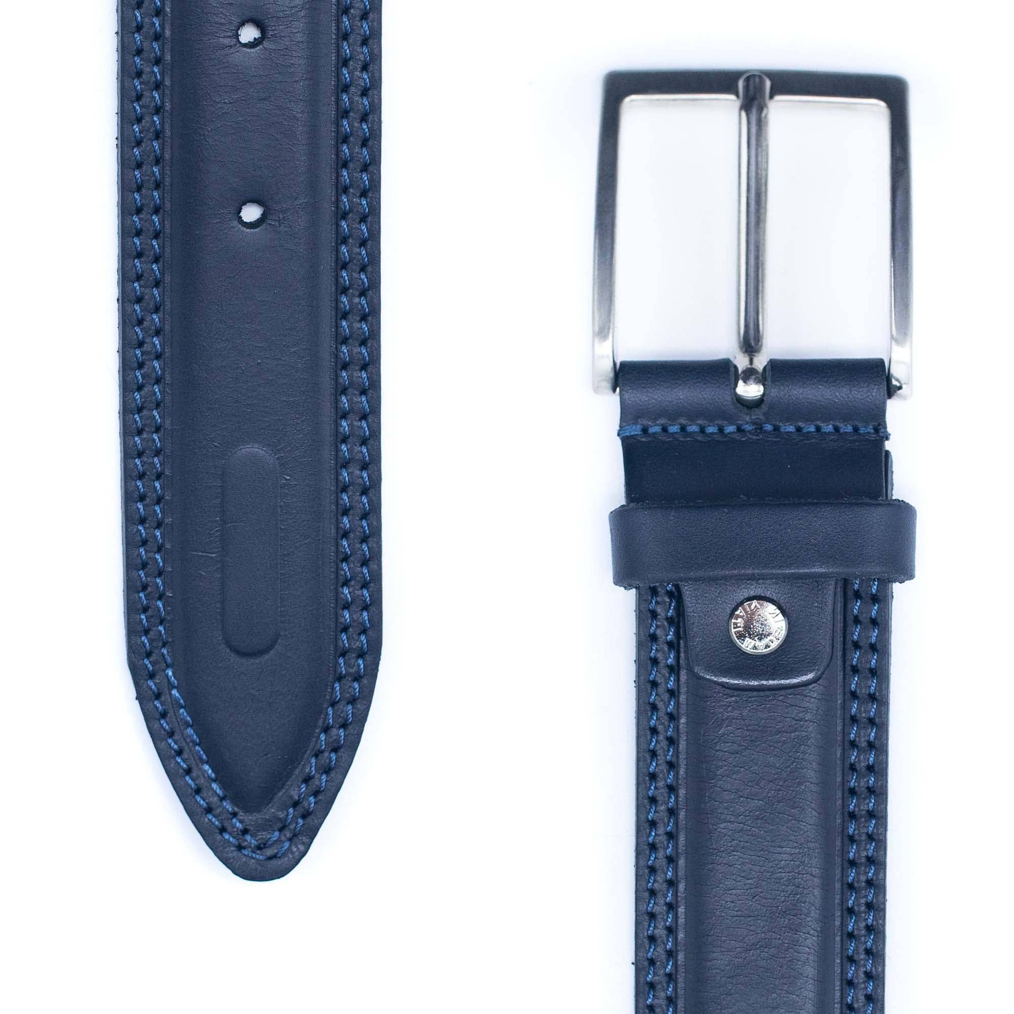 RIOECO – Großhandel Gürtel – Herren – Hergestellt in Italien Echtes Leder Herren Gürtel LEL-013