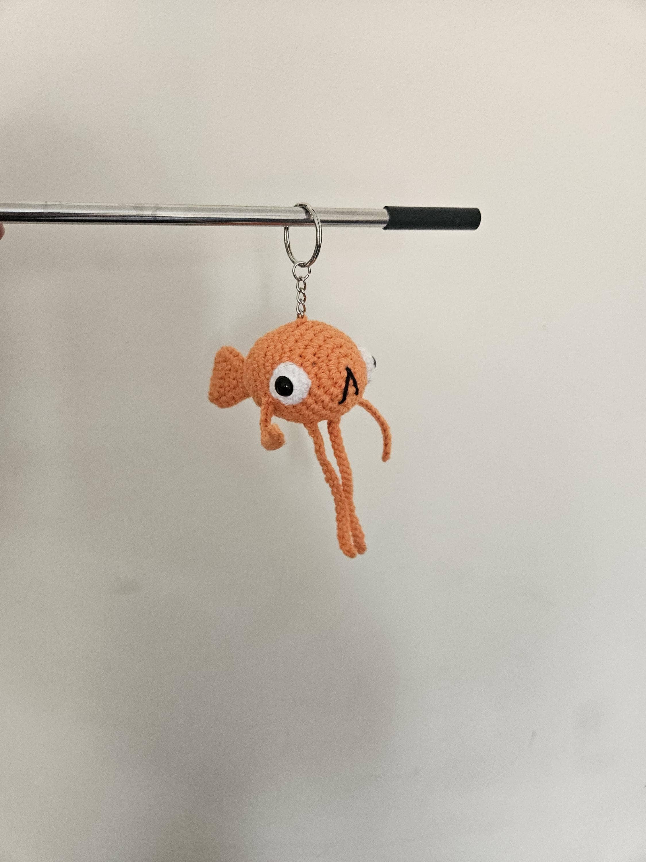 TOMOPOD LLC - Wholesale Stuffed/Plush Toy - Kids & Baby - Crochet Cute Le Poisson Steve, Funny Animal Keychain3