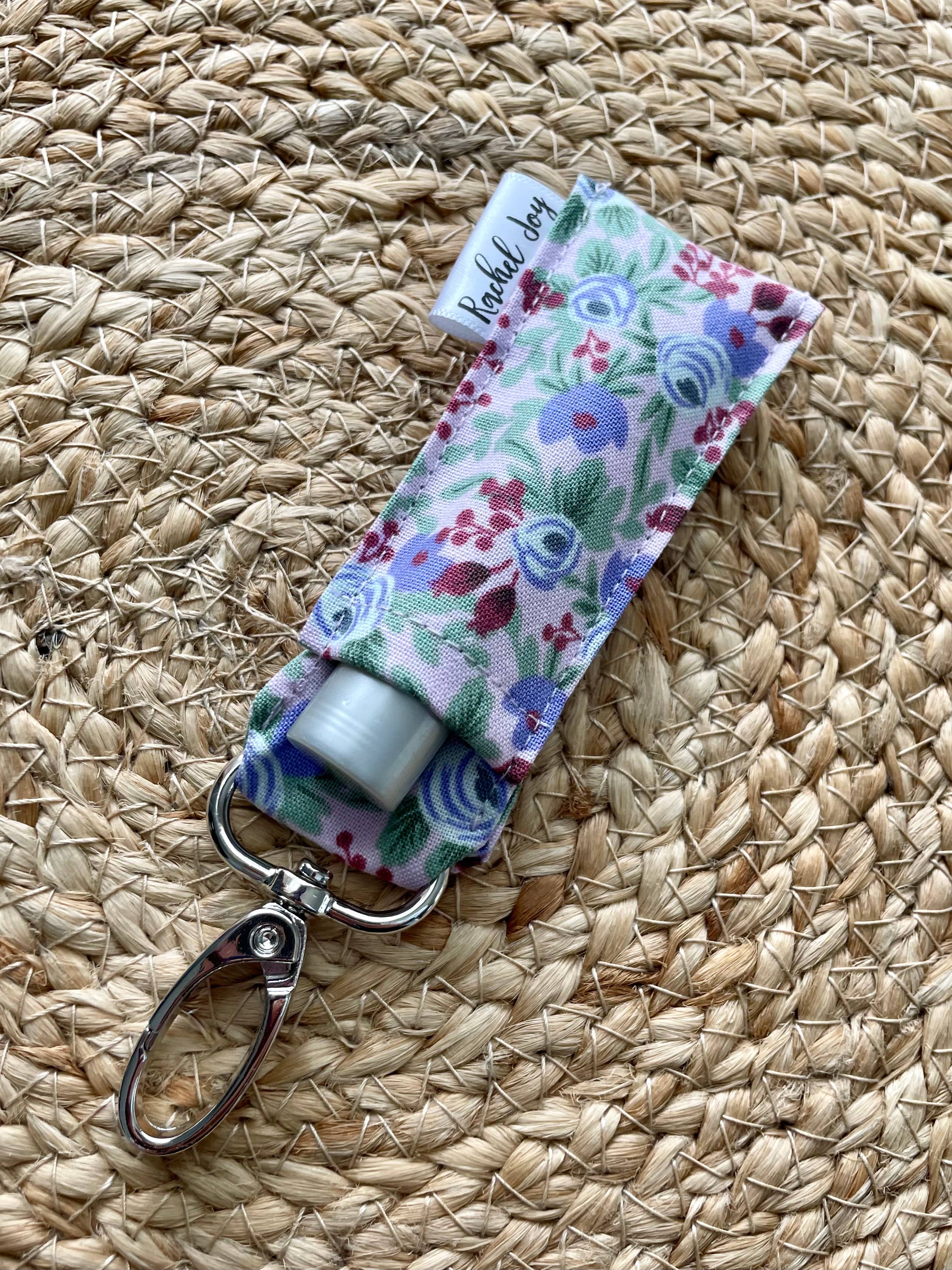 Designs by Rachel Joy - Wholesale Lip Balm Case/Holder - Rifle Paper Co. Violet Rosa Lip Balm Holder2