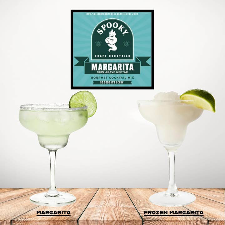 SPOOKY Craft Cocktail Mixes - Wholesale Cocktail Mix/Syrup - SPOOKY Margarita - 100% Blue Agave Nectar (32oz 6-pack)2