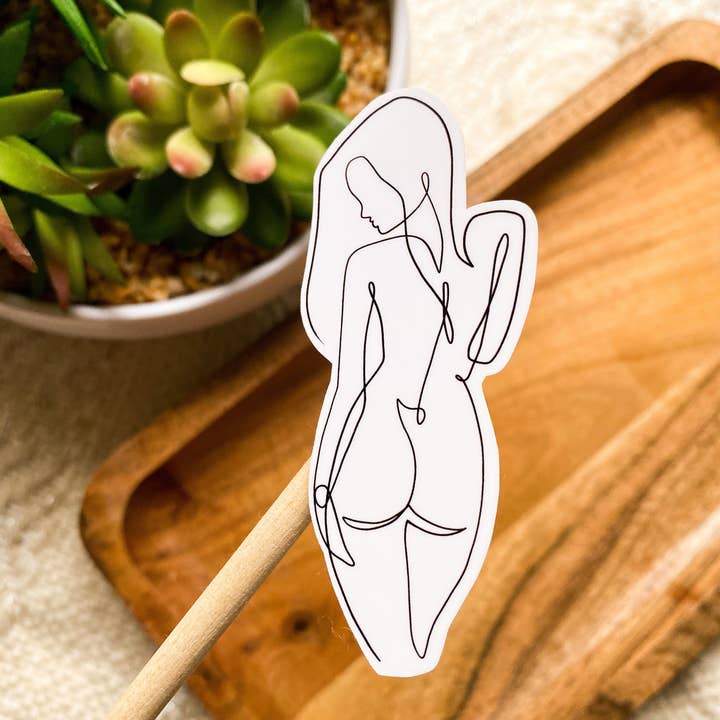 Line Art Boudoir Sticker for wholesale by MaMarie & Co.