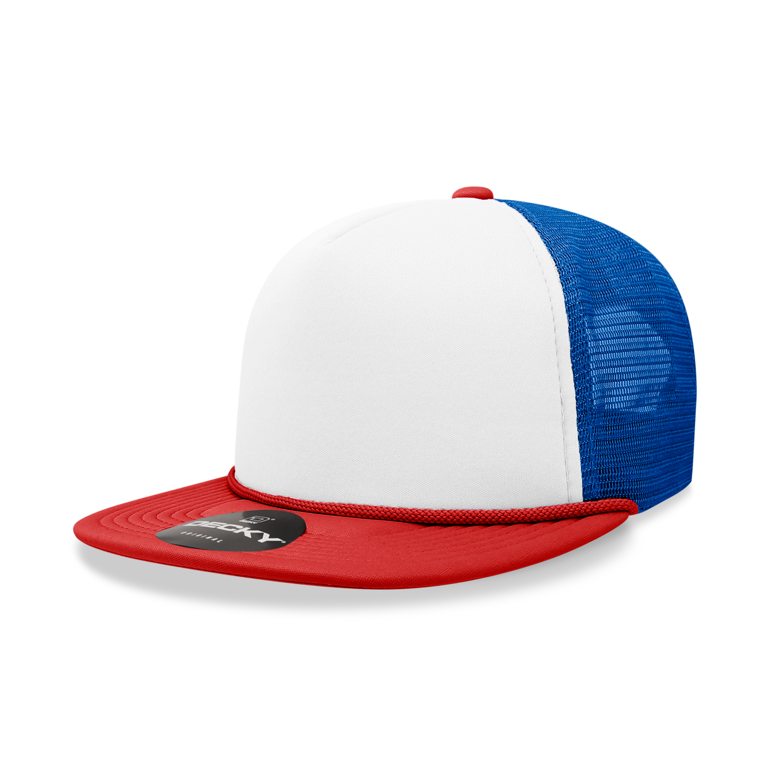 The Park Wholesale - Wholesale Trucker Hat - Unisex - Decky 6026 - Classic 5 Panel Foam Trucker Cap, Flat Bill Hat2