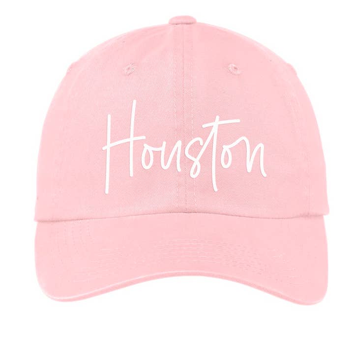 Frankie Jean - Wholesale Baseball Cap - Unisex - Houston Cursive Baseball Cap V16