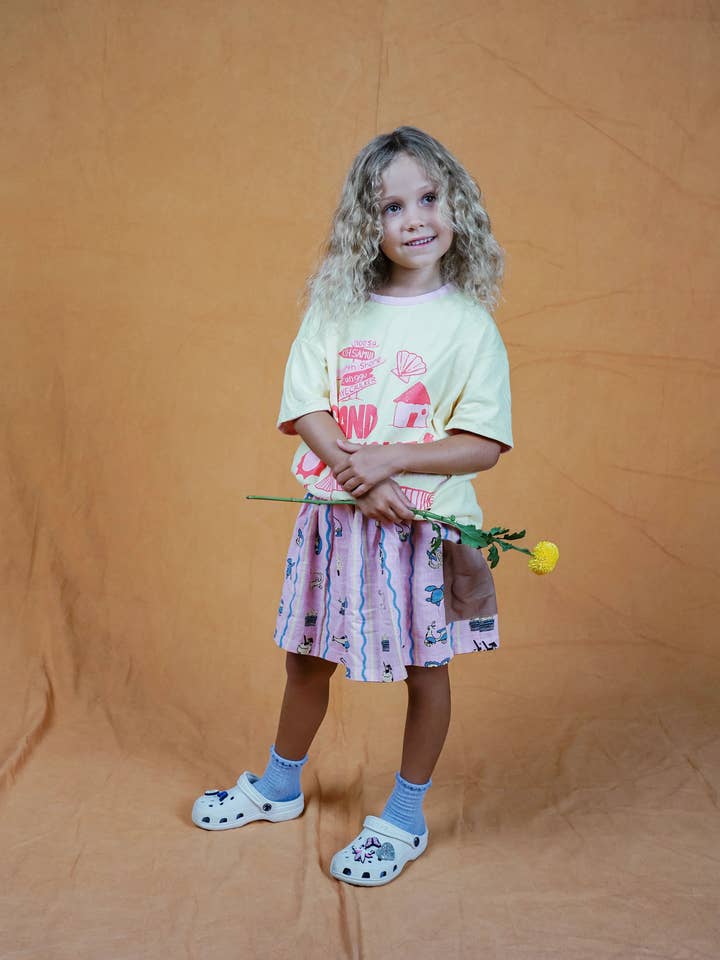 Island Girl Skirt – Reversible (two skirts in one) for wholesale by Lokal Folk - Reversible Kidswear