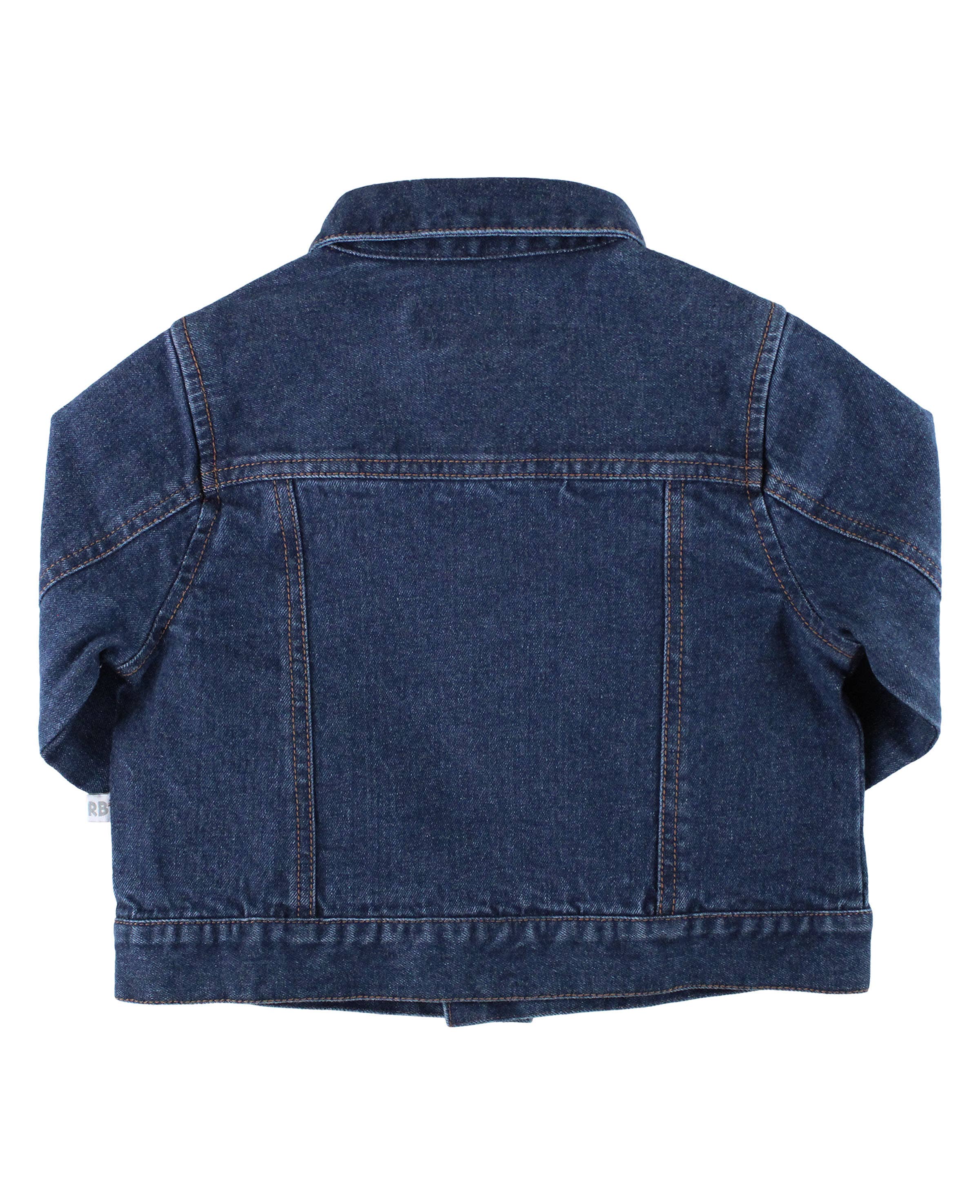 Blue Boys Medium Wash Denim Jacket for wholesale on Faire1