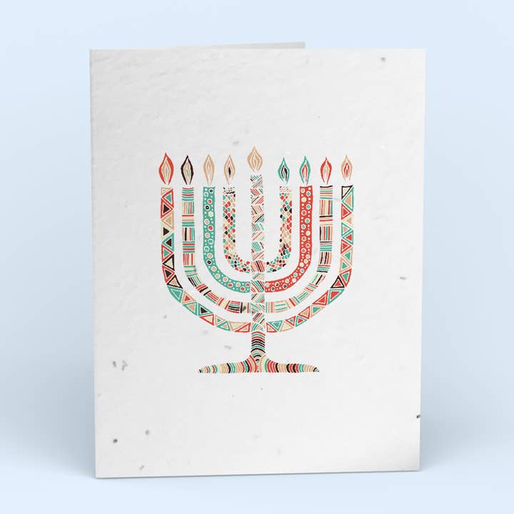 Colorful Menorah for wholesale by Cute Root