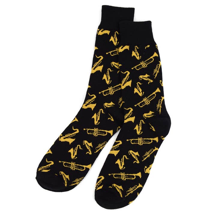 Big Brass Band Men's Socks for wholesale by The Music Gifts Company