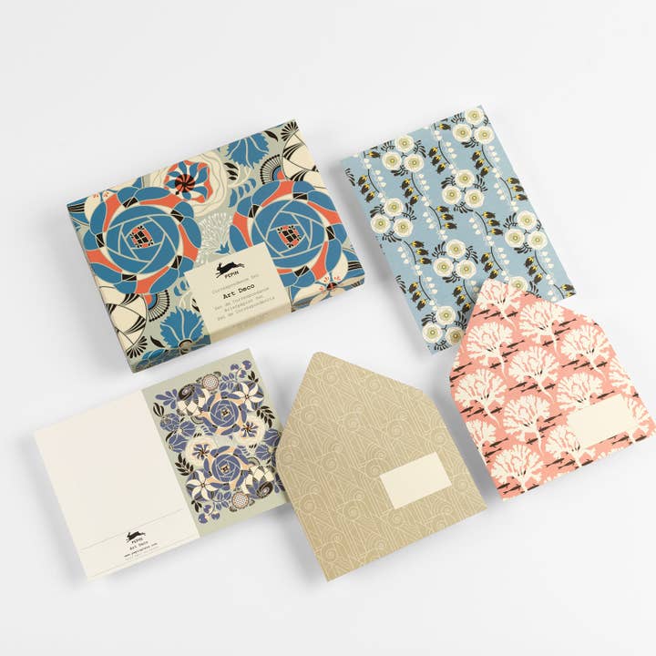 Art Déco Correspondence Set for wholesale by Pepin Press