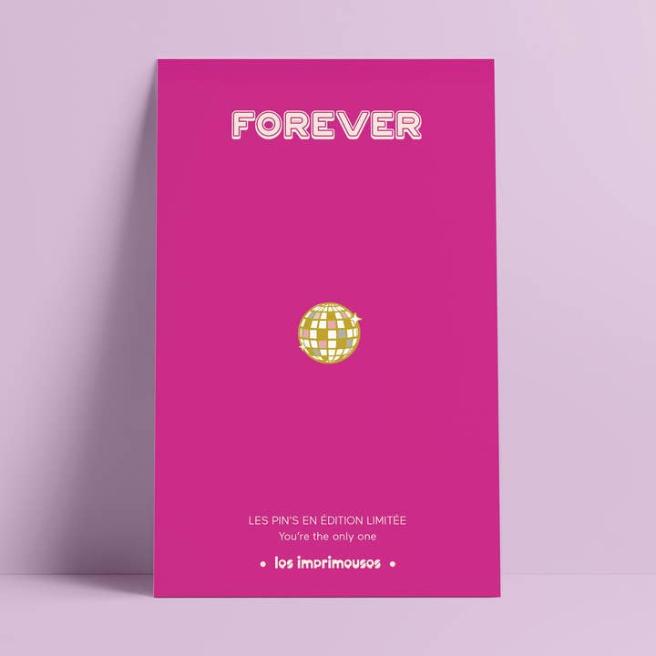 Pin's Bola de espelhos - Para sempre por atacado de LES IMPRIMEUSES