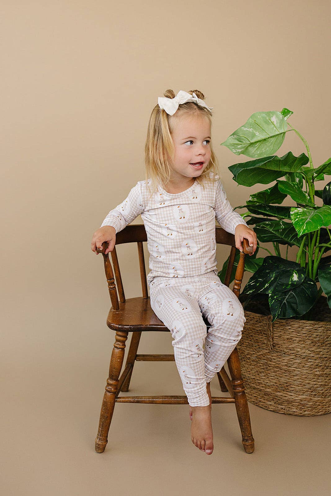 Lucky Panda Kids - Wholesale Sleepwear Set - Kids - Bamboo Two Piece Set | Gingham & Goose9