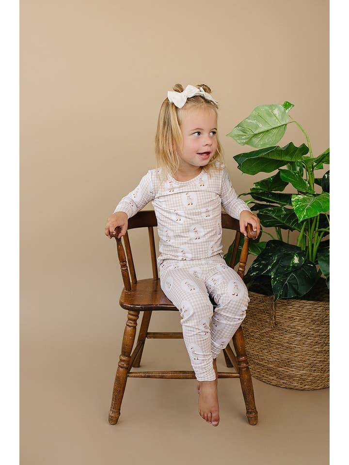 Lucky Panda Kids - Wholesale Sleepwear Set - Kids - Bamboo Two Piece Set | Gingham & Goose9