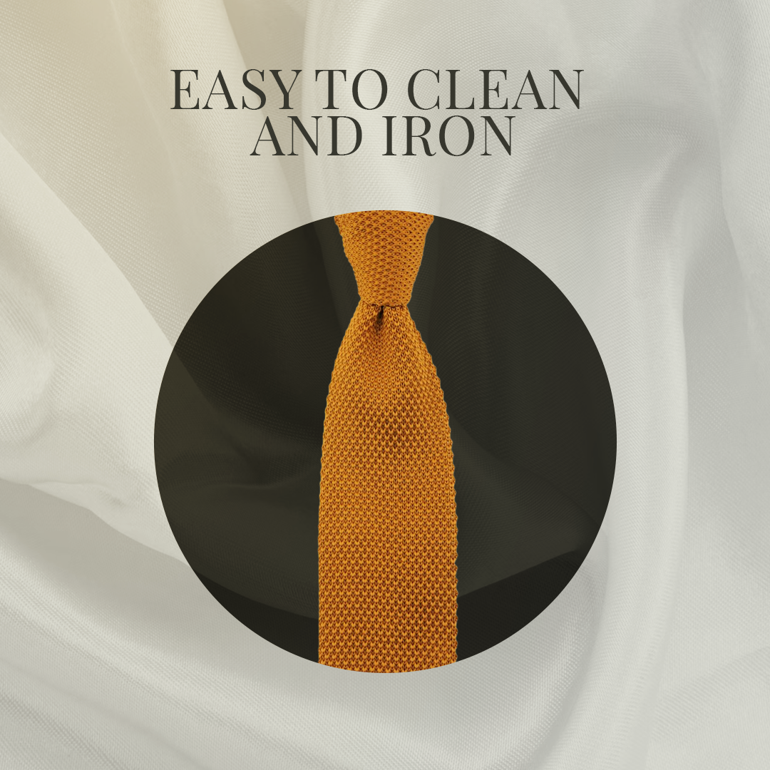 Sir Redman - Wholesale Necktie - Men's - Sir Redman Knitted Tie - Cognac3