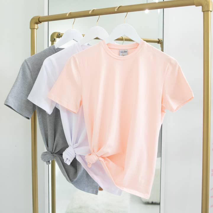 ThreeTwoOne - Wholesale T-Shirt - Women's - BLANK Cotton T-Shirt - White1