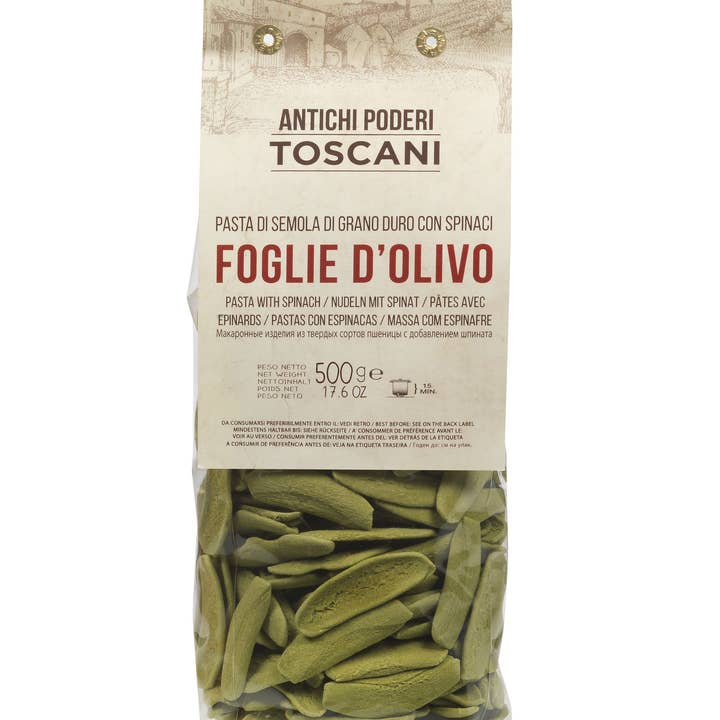 Antico Pastificio Morelli 1860 - Wholesale Pasta - Italian Artisan Pasta Spinach Olive Leaves 500g