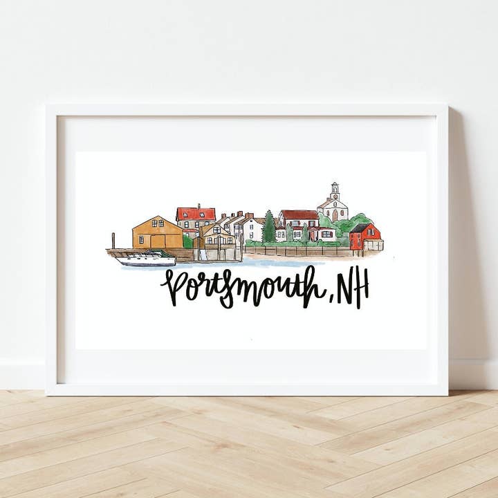 Thirteenwinks - Wholesale Art Print - Portsmouth, NH I New Hampshire I Skyline Print0