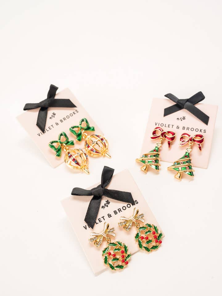 Tropfenohrring im Vintage-Look für den Großhandel von Violet & Brooks