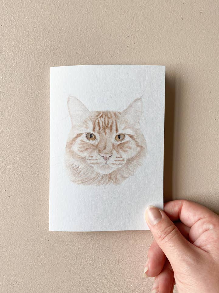 Jack The Ginger Card for wholesale by Annalise Paints