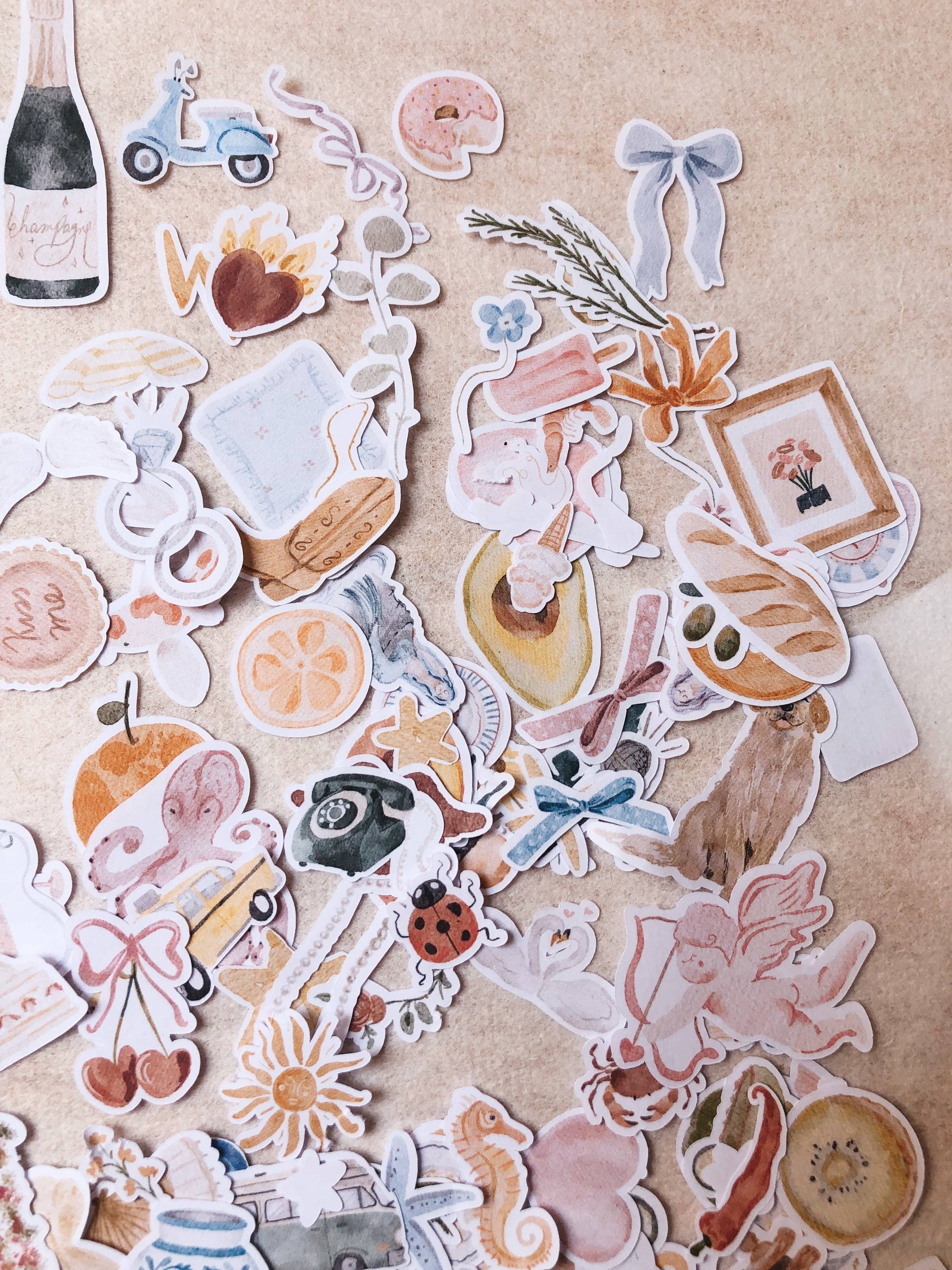 Chapteries - Wholesale Sticker - Ensemble de plus de 160 autocollants individuels - Été coloré6