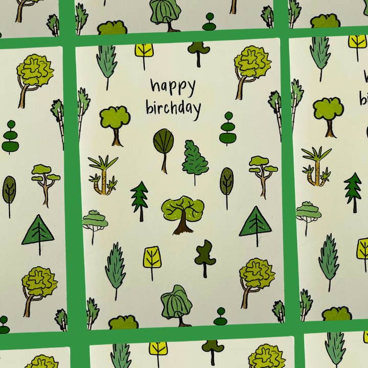 Carte de vœux d'anniversaire pour la vente par ELTON B MAKES ART