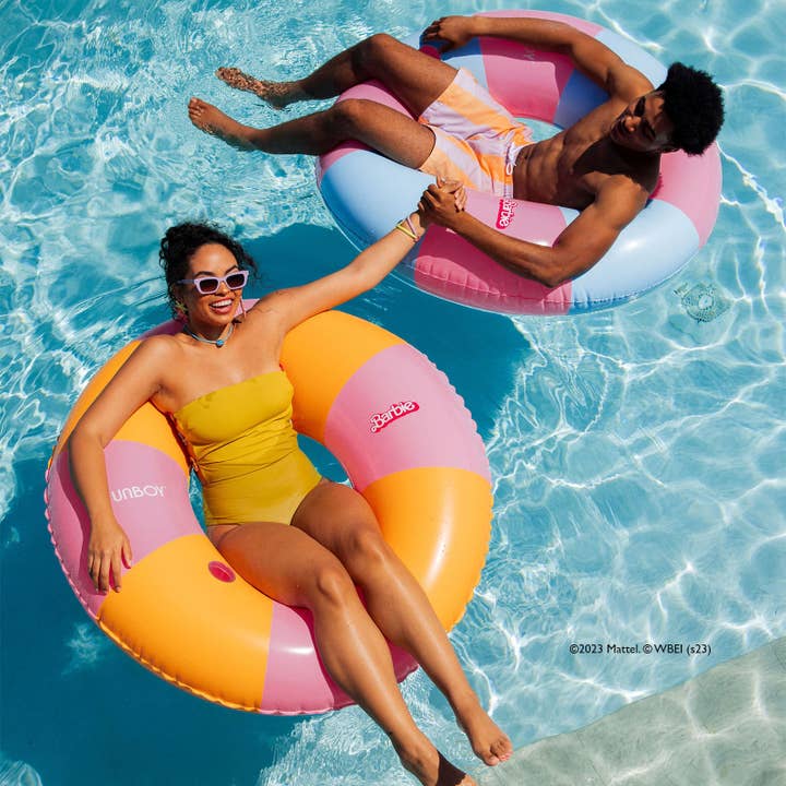 FUNBOY - Wholesale Inflatables - Barbie â„¢ The Movie x FUNBOY Bubblegum Tube Pool Float