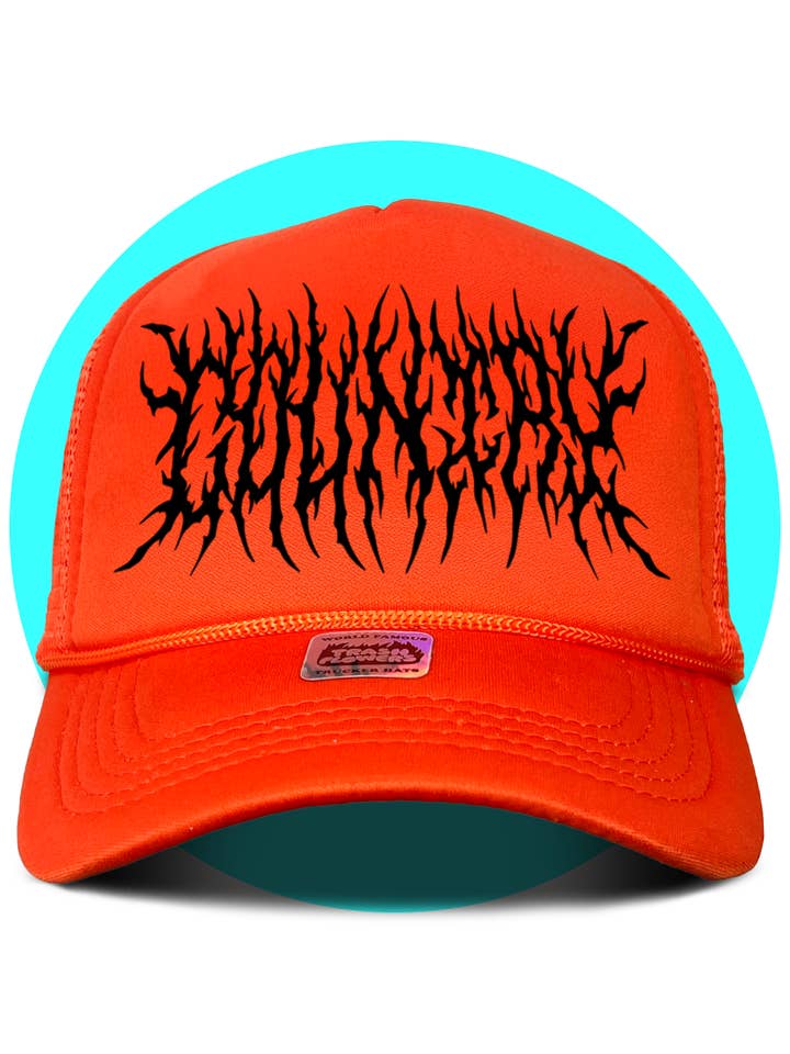 Metal Country Trucker Hat for wholesale by Trash Flowers Trucker Hats