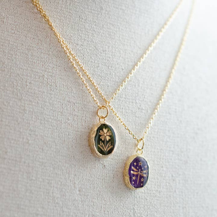 Jill Makes - Wholesale Pendant/charm necklace - Symbol Stone Necklace2