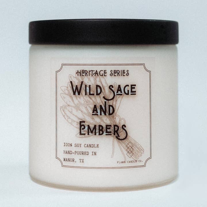 Wild Sage + Glut für den Großhandel von Flame Candle Company