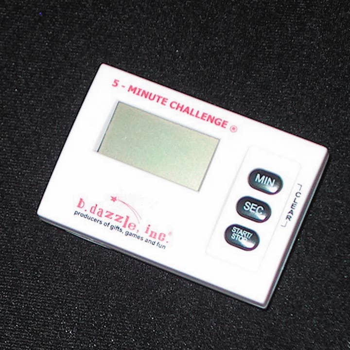 "5 - MINUTE CHALLENGE® TIMER" for wholesale by Scramble Squares®