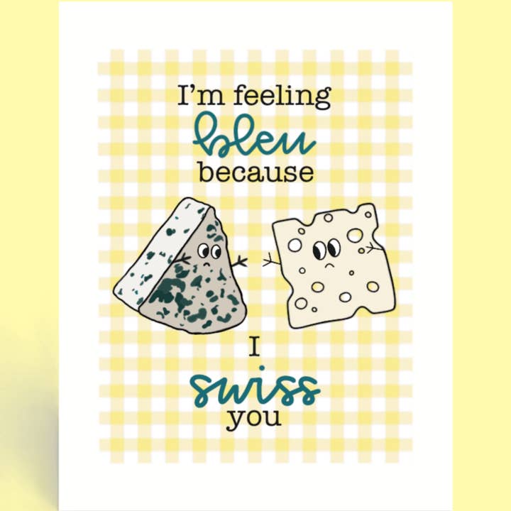 Cards o' Glee LLC - Wholesale Love Card - I Swiss You