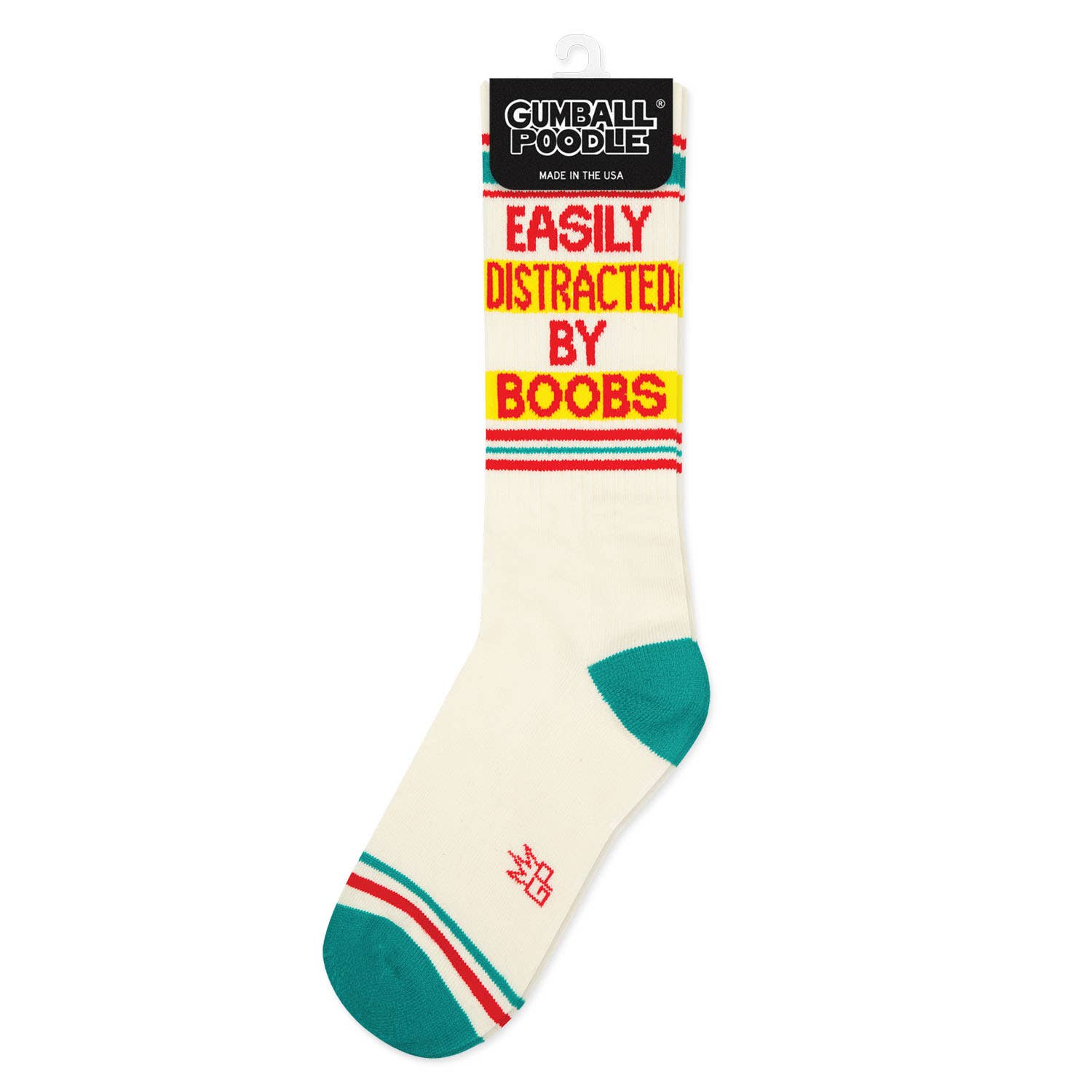 Gumball Poodle – Meias - Unissexo por atacado – Meias de Ginásio "Facilmente Distraído por Seios"2
