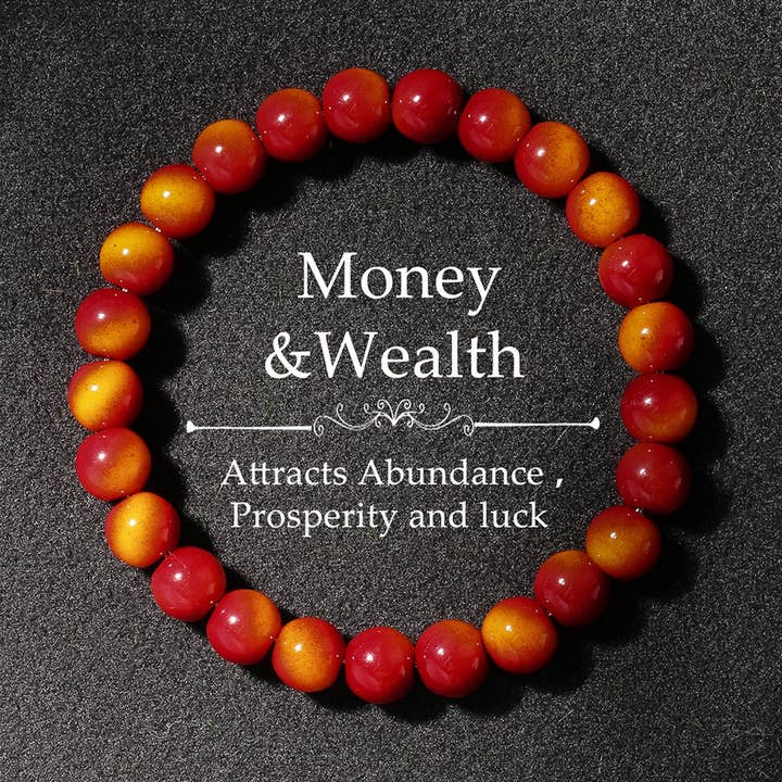 ACCITY - Wholesale Beaded Bracelet - Dopamine Glass Tiger Eye Beaded Bracelet_CWMM113202