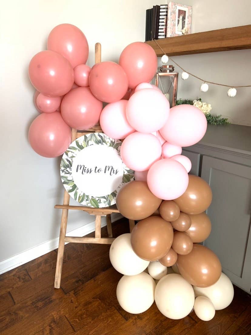 Hullaballoons - Wholesale DIY Craft Kit - Boho Balloon Garland Kit | 4-Foot DIY Balloon Garland Kit7