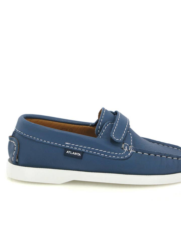 Regatta - blue ocean soft nappa for wholesale by Atlanta Mocassin