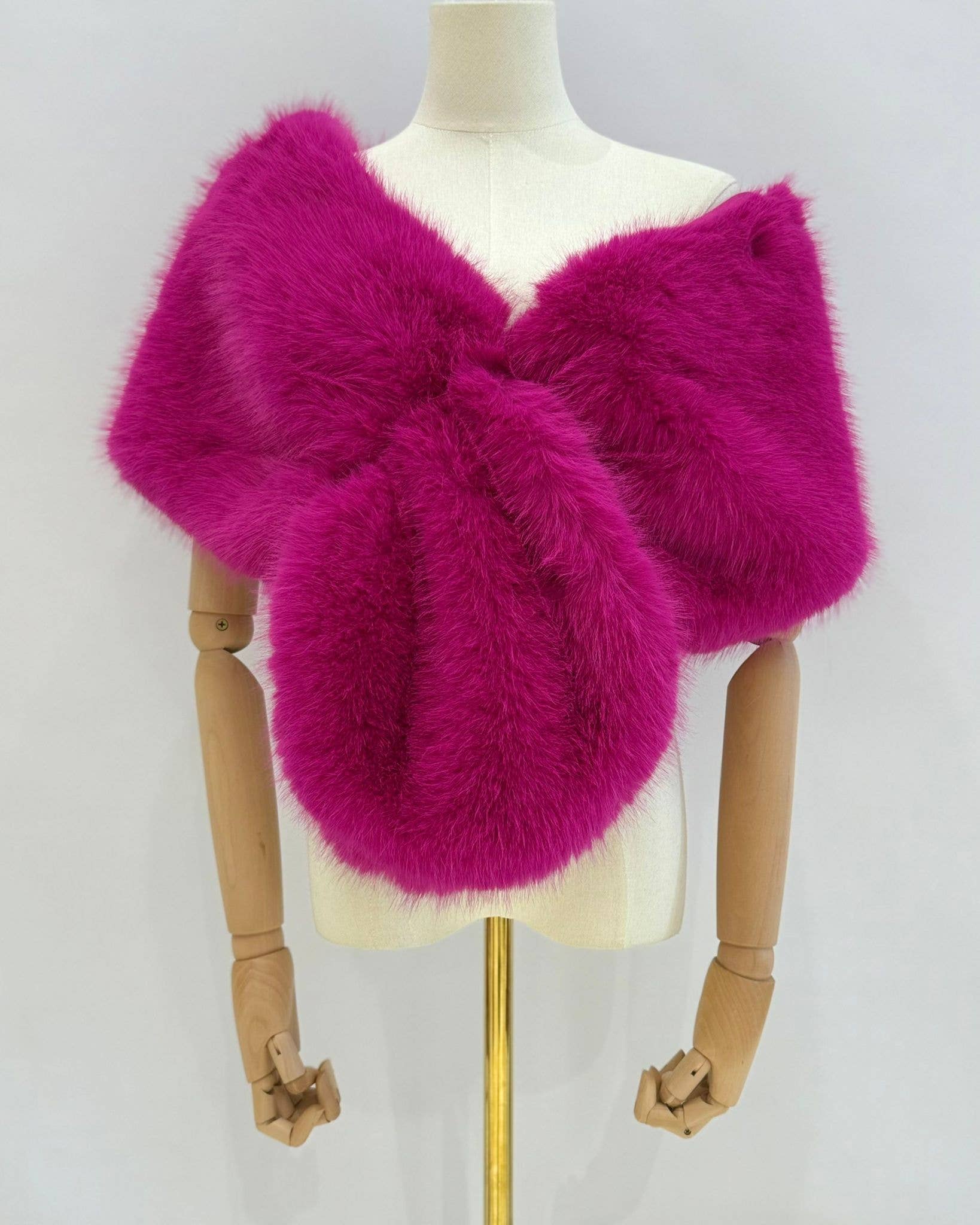 Invitadissimas - Vendita all'ingrosso Pelliccia/Pelliccia sintetica - Donna - Stola in pelliccia sintetica L8058