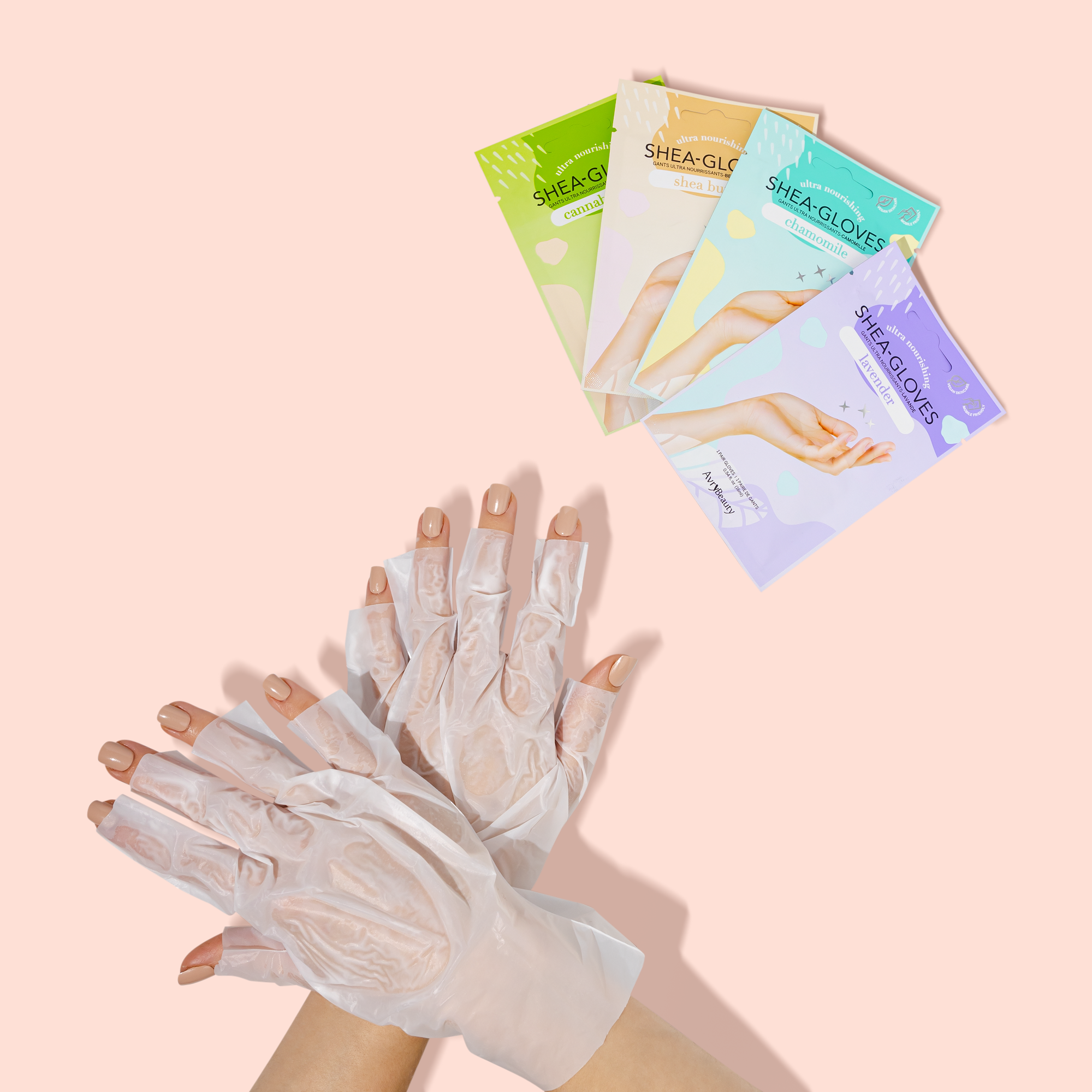 AvryBeauty – Großhandel Feuchtigkeitsspendende Handschuhe – Sheabutter-Handschuhe - Sheabutter3