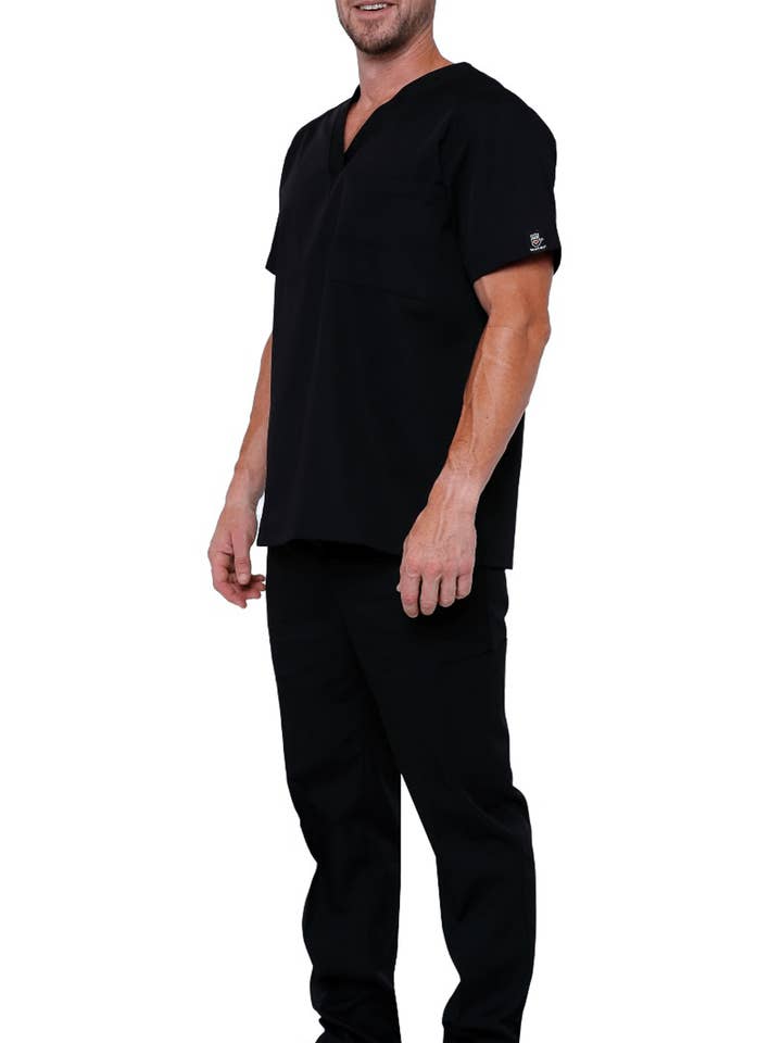 Dress A Med - Wholesale Healthcare Uniform - Men's - Men's 6 Pocket Soft Stretch Uniform Scrubs - Style ST1017