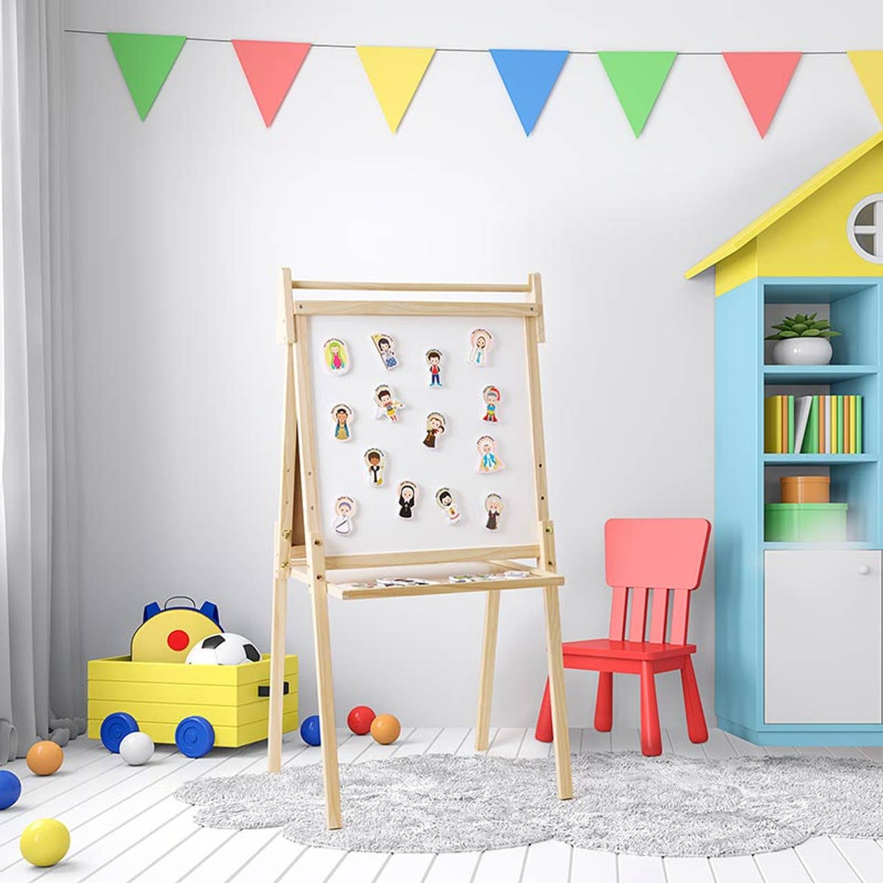 Christian Brands Catholic - Wholesale Magnet - Kids & Baby - Saints for Boys Foam Magnets7