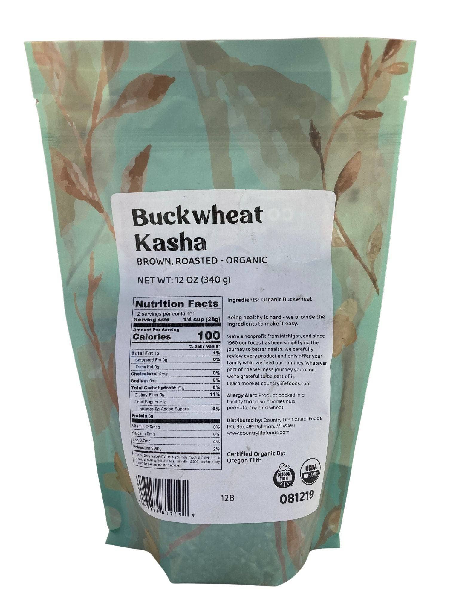 Country Life Natural Foods - Wholesale Whole Grains - Buckwheat, Kasha, Brown Roasted, Organic1