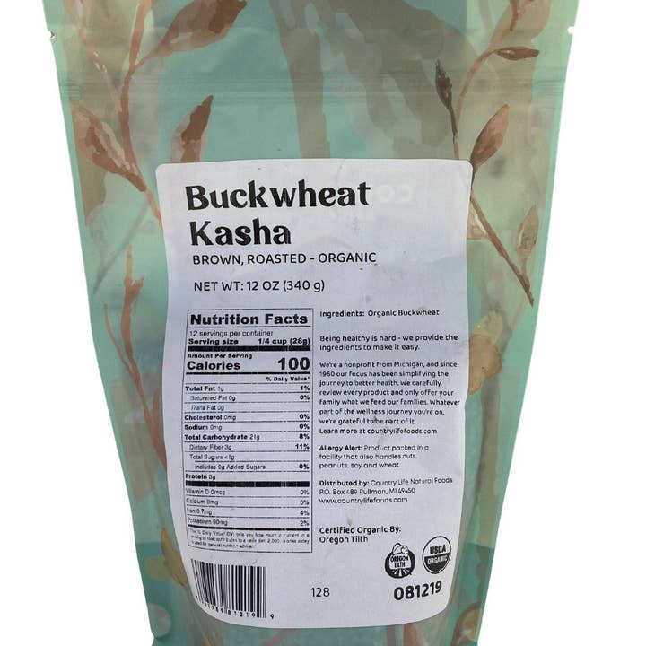 Country Life Natural Foods - Wholesale Whole Grains - Buckwheat, Kasha, Brown Roasted, Organic1