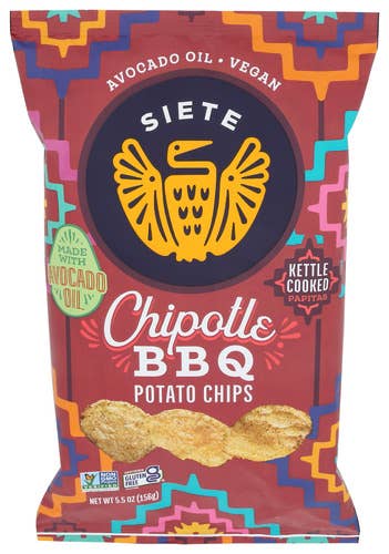 KeHE Distributors, LLC - Vente Chips - Chips de pommes de terre BBQ Chipotle Siete Family Foods, 5,5 OZ0