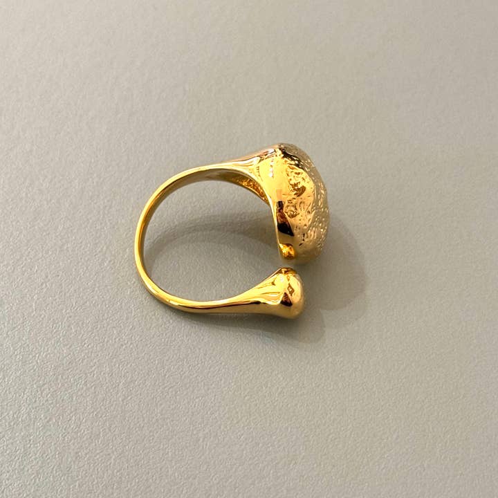 Cassette Barcelona – wholesale Band/stacked ring – Ollie Stainless Steel Adjustable Ring2