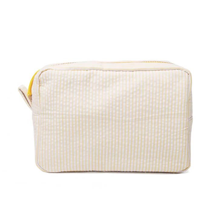 APHISON - Wholesale Makeup/Cosmetic Bag - RTS-25pc Seersucker Cosmetic Bag8